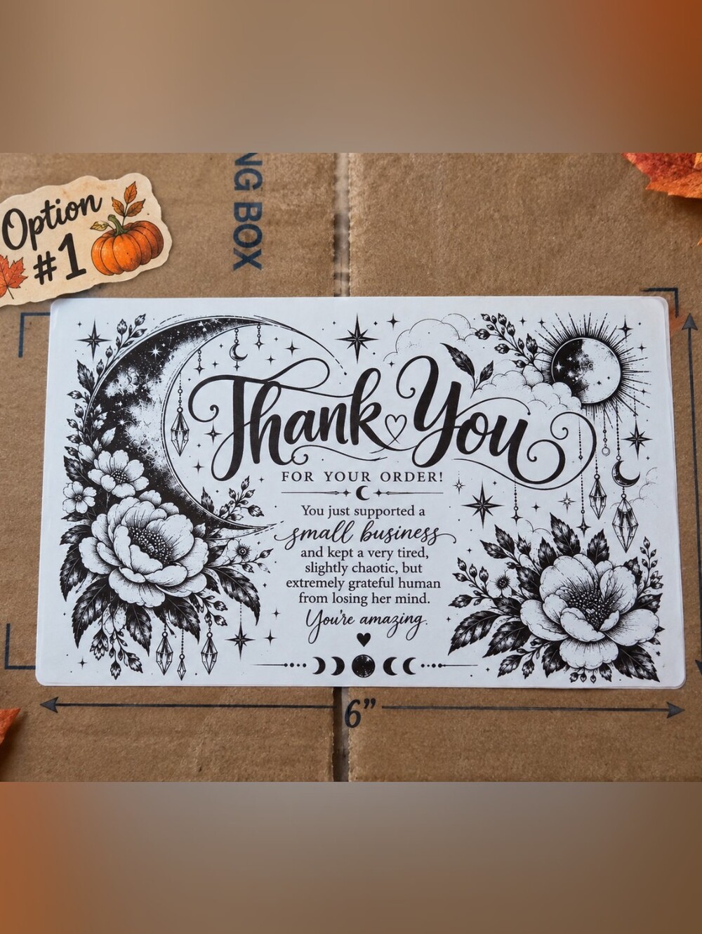 Large 4x6" Thermal Shipping Stickers - Design #1
